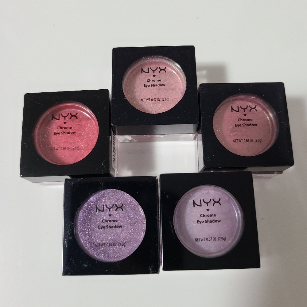 5 NYX Chrome Pigments
